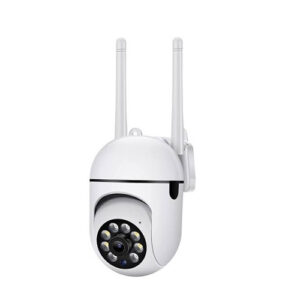 Camnix-088-FHD Dual Lens Wi-Fi Outdoor CCTV Camera | Dual Screen | Color Night Vision | Motion Detection | Two-Way Talk | IP66 Waterproof
